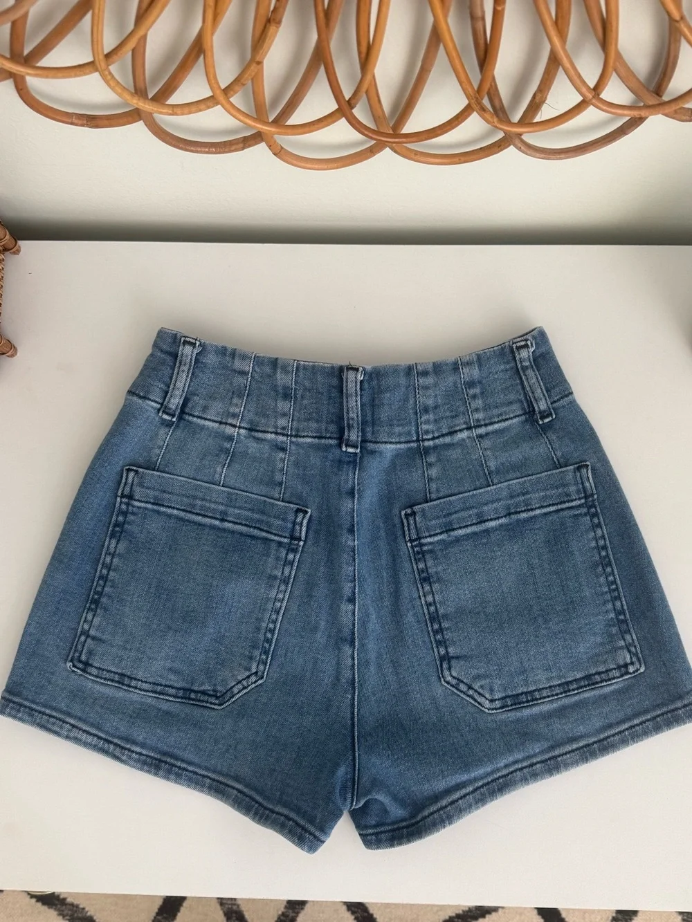 Maeve Anthropologie Colette Denim Shorts 25 - Picture 4 of 5